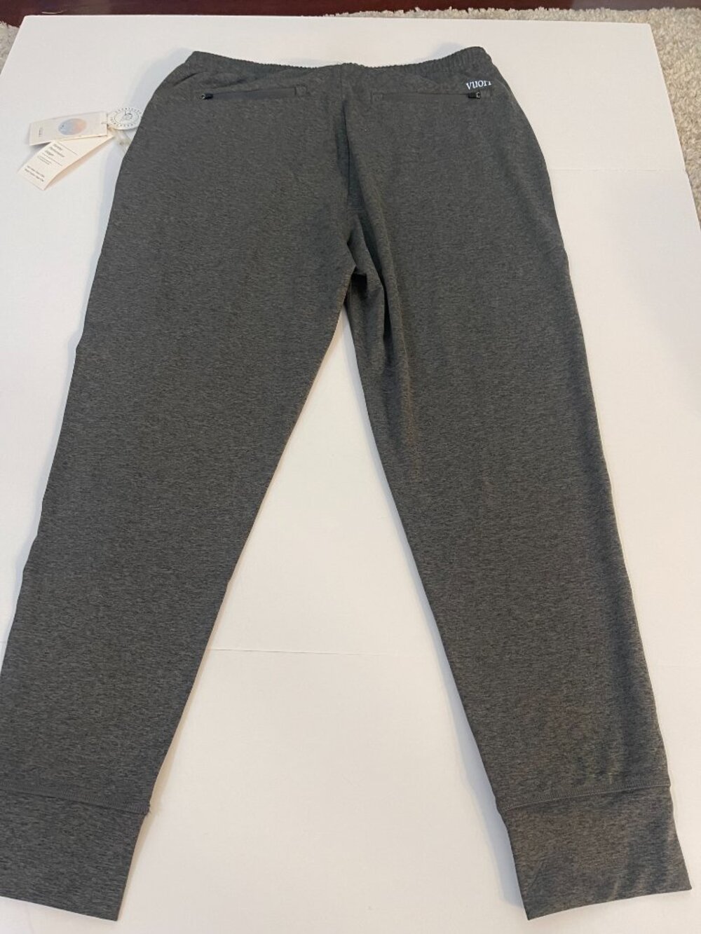 Vuori Sunday Performance Jogger V416 NWT Large Charcoal Heather - Picture 9 of 9